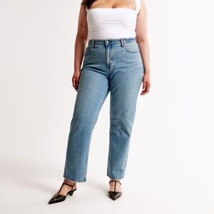 Abercrombie & Fitch Sz 27 Vintage Straight Curve Love High Rise Denim Jeans